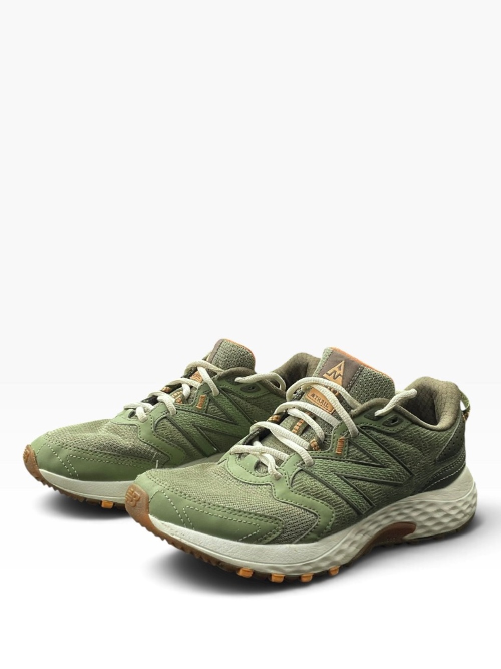 New Balance WOMNES 410v7 Trail Running Shoes Size 7 B Green